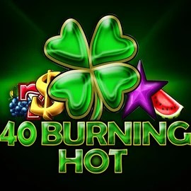 40 Burning Hot slot logo by Amusnet Interactive at Zula Casino40 Burning Hot