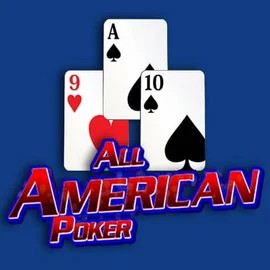 All American Poker slot logo by RTG (Reel Time Gaming) at Zula Casino