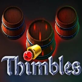 Thimbles slot logo by Evoplay at Zula CasinoThimbles